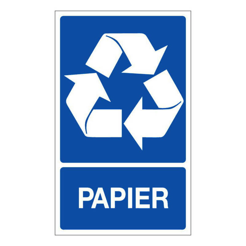 Panneau rigide déchets papier recyclage