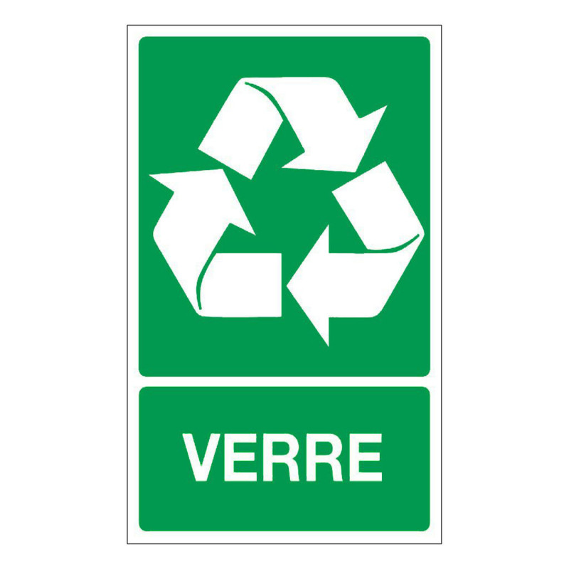 Panneau rigide recyclage déchets verre environnement