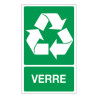Panneau rigide recyclage déchets verre environnement