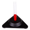 Kit poteau de signalisation rouge et blanc Novap