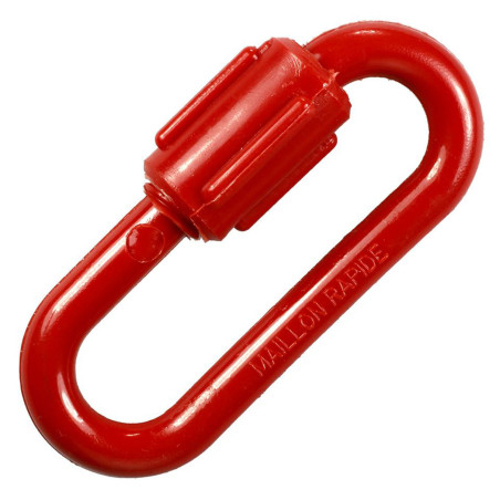 Maillon rapide rouge Novap