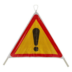 Tripode de sécurité avec pictogramme danger btp