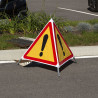 Tripode danger 3 faces chantier