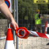 Dérouleur et ruban résistant btp 