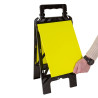 Chevalet noir jaune fluo sol glissant agent de nettoyage