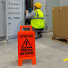 Chevalet de signalisation travaux en cours Novap