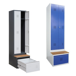 vestiaire professionnel avec coffre