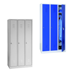 Vestiaire industrie propre 3 cases