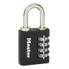 Cadenas sécurité à code avec clé secours