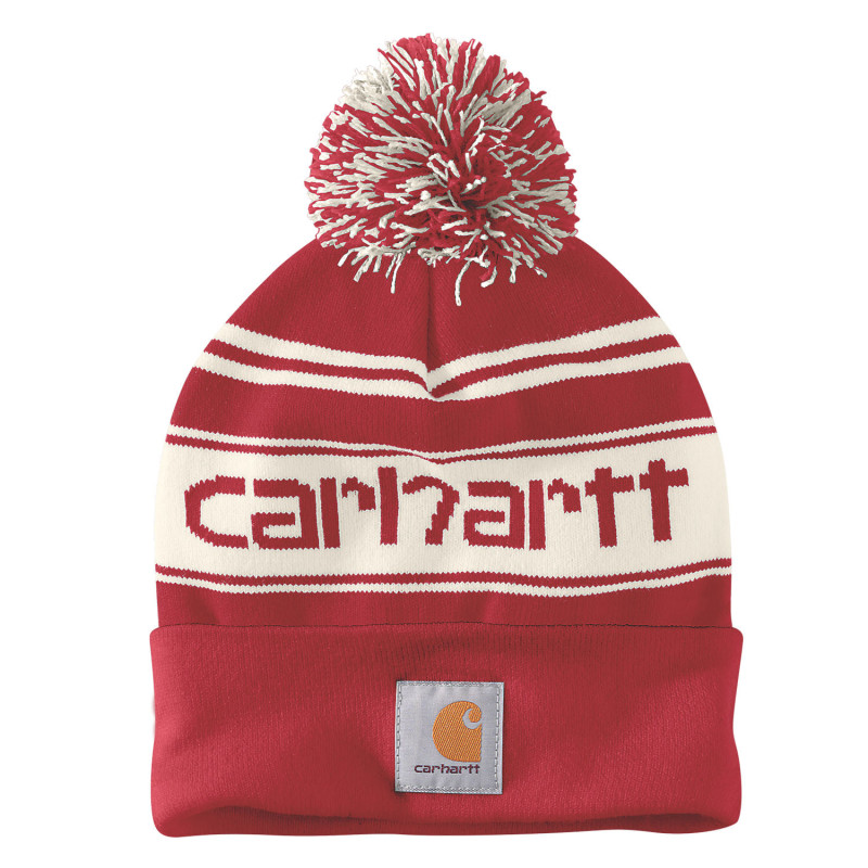 promotion bonnet avec pompon carhartt pro