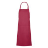 tablier cuisinier rouge