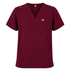 tunique bordeaux assistant dentaire