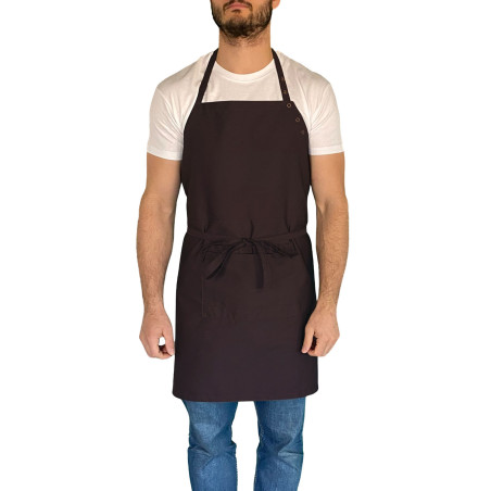 Tablier professionnel marron