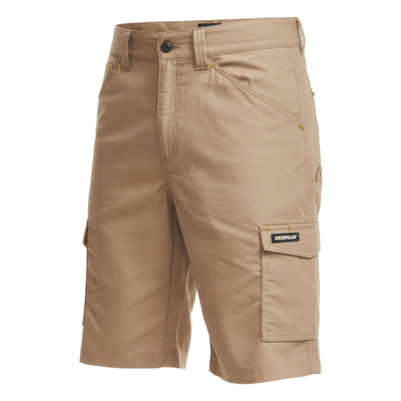 short de travail beige