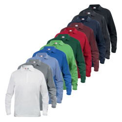 Polo professionnel manches longues Clique Classic Lincoln
