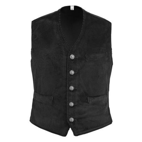 Gilet travail velours
