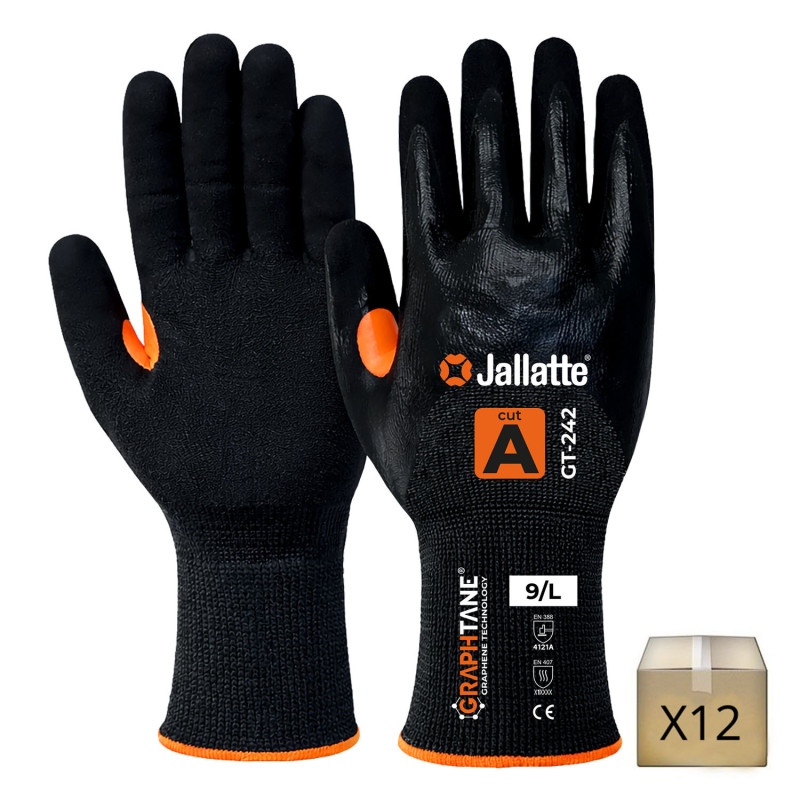 Gants de travail enduction nitrile