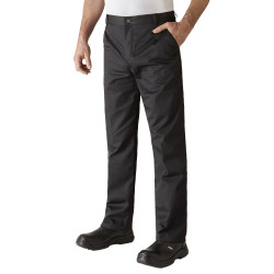 Pantalon de cuisine noir robur TIMEO