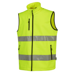 gilet haute visibilité softshell