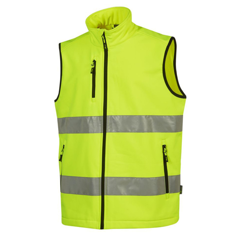gilet haute visibilité softshell