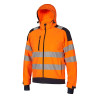 Softshell haute visibilité orange fluo