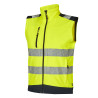 softshell haute visibilité sans manche