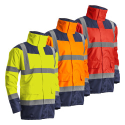 Parka haute visibilité imperméable