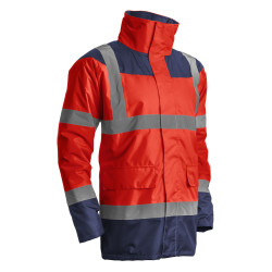Parka haute visibilité étanche homme