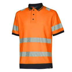 Polo haute visibilité chantier