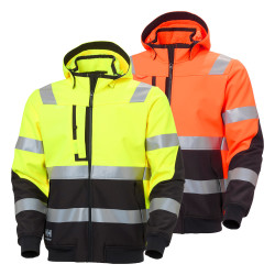 Veste softshell haute visbilité