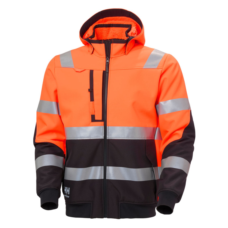 veste haute visibilité orange 