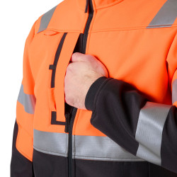 softshell haute visibilité froid