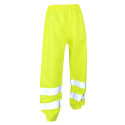 Pantalon imperméable haute visibilité jaune pas cher
