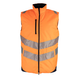 Bodywarmer haute visibilité réversible 