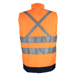 Bodywarmer haute visibilité matelassé