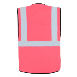 Gilet de travail rose