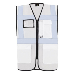 Gilet visibilité améliorée blanc
