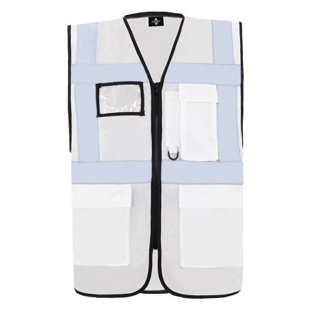 Gilet visibilité améliorée blanc