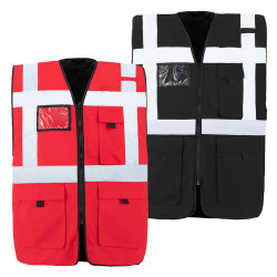 Gilet visibilité améliorée doublé