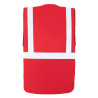 Gilet visibilité améliorée rouge
