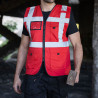Gilet btp porte-badge