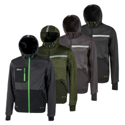 Sweat pro zippé à capuche...