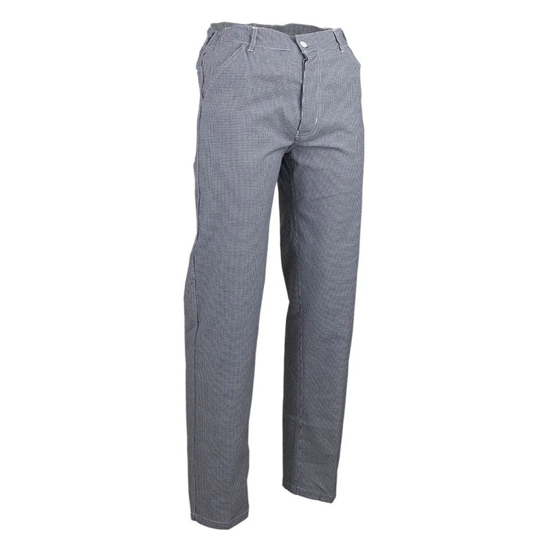 Pantalon de Cuisine motif Pied de poule