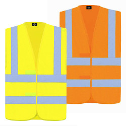 Gilet haute visibilité ajustable
