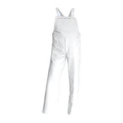 Salopette de travail blanche 100% Coton LMA BROSSE
