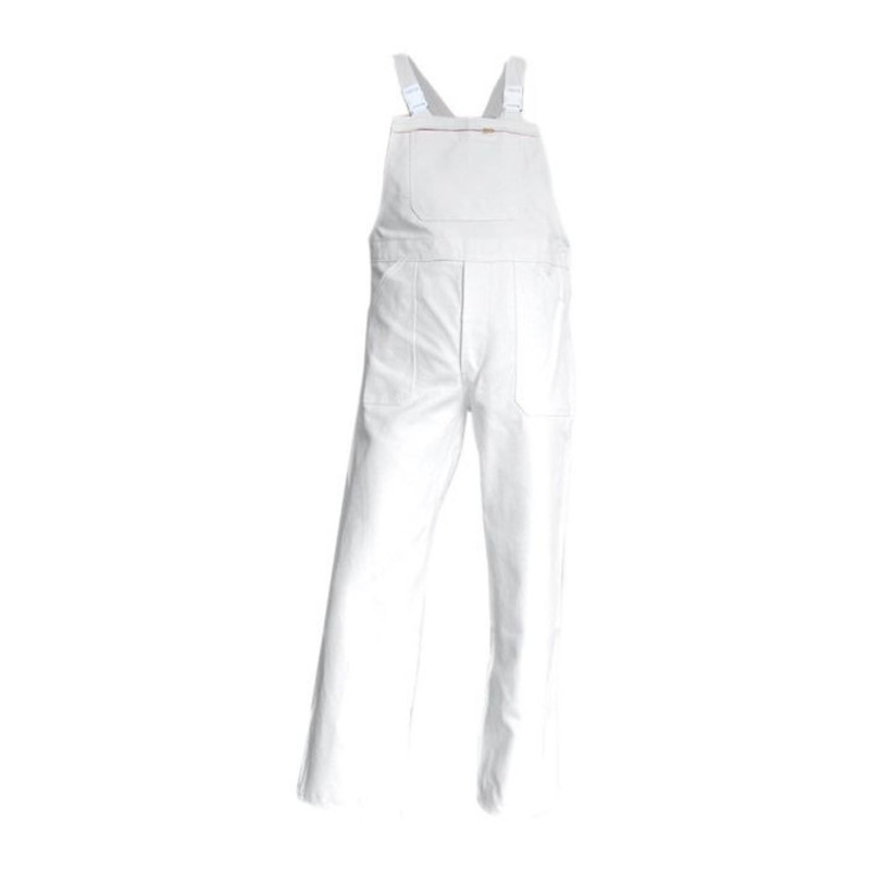 Salopette de travail blanche 100% Coton LMA BROSSE