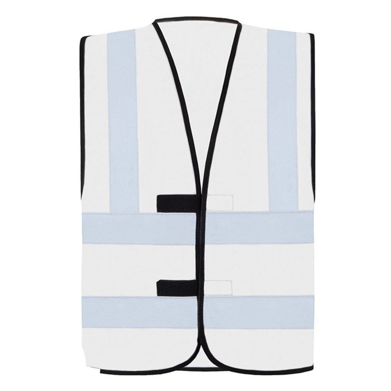 Gilet visibilité améliorée blanc