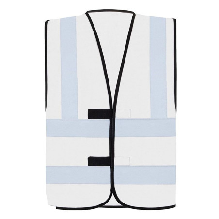 Gilet visibilité améliorée blanc