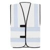 Gilet visibilité améliorée blanc