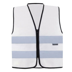 Gilet visibilité améliorée blanc